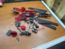 Vex Robotics Parts Lot Various pieces Black Red Hexbug