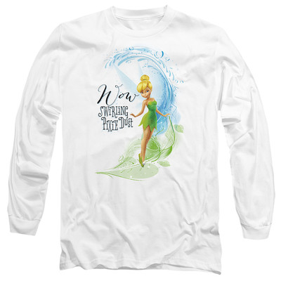 Disney Fairies Wow Swirling Pixie Dust Langarm T-Shirt S-2XL, weiß
