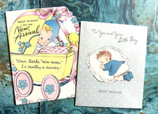Cute New Baby Greeting Cards For Him - Special Blue Bunny Keepsake Gift For Boy - Newborn Presents For Mummy Daddy Grandparents For Birth Of Son Or - View #9