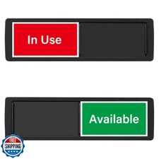 EKSPRINT In Use or Available Sign, Vacant Occupied Signs for Home Office Hotl