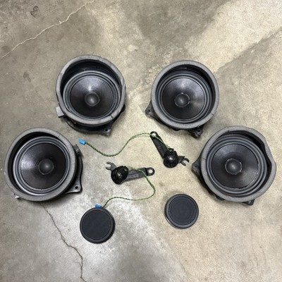   OEM BMW E53 X5 Front Rear Door Audio Sound System Speaker SET *