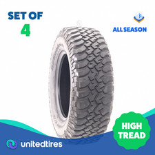Set Of 4 Used Lt 25575r17 Bfgoodrich Mud-terrain Ta Km 111108q - 13-1432
