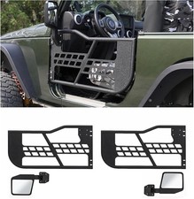 Set Of 2 Off-road Safari Tubular Doors For Jeep Wrangler Jk 2007-2018 2door Tube
