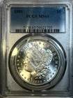 1885 P  MORGAN DOLLAR PCGS MS 65 BEAUTIFUL BLAZING GEM