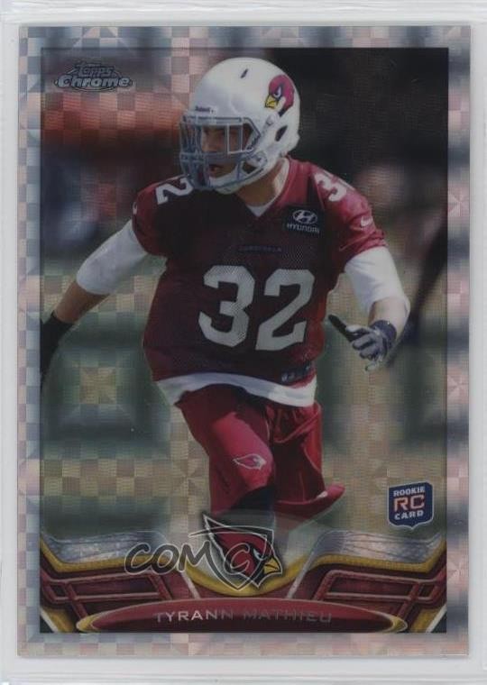 2013 Topps Chrome Retail X-Fractor Tyrann Mathieu #4 0hr4