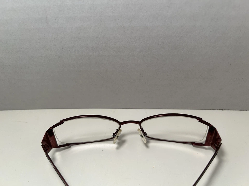 Marco de gafas Casenova bronce metal verde azulado detalles clave rectángulo Italia LC-56 Foto 3 de 4