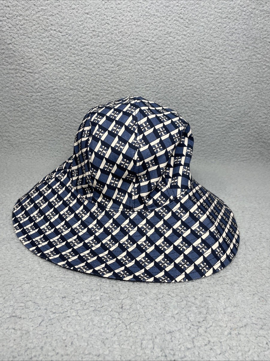 Tory Burch Multicolor Geometric Print Bucket Hat Sun Cap  display picture 2
