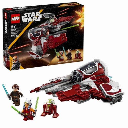LEGO 75401 Star Wars Ahsokas Jedi Interceptor, 2 Minifiguren, The Clone Wars - Bild 1 von 5