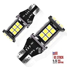 1 Pack 2 Pcs Led Backup Reverse Lights, W16w T15 Reverse Light,12v 5w Super