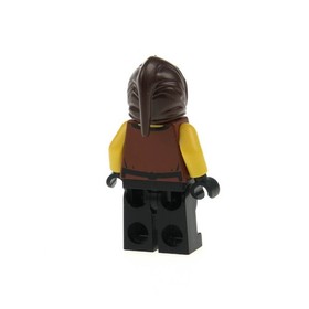 1x Lego Minifigure Castle Kingdoms Blacksmith Bart Brown Hood 7952 cas467