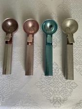 Vintage Ice Cream Scoops Safe-T-Cone Dipper No. 44 Pat No. 2756698 Lot Of 4