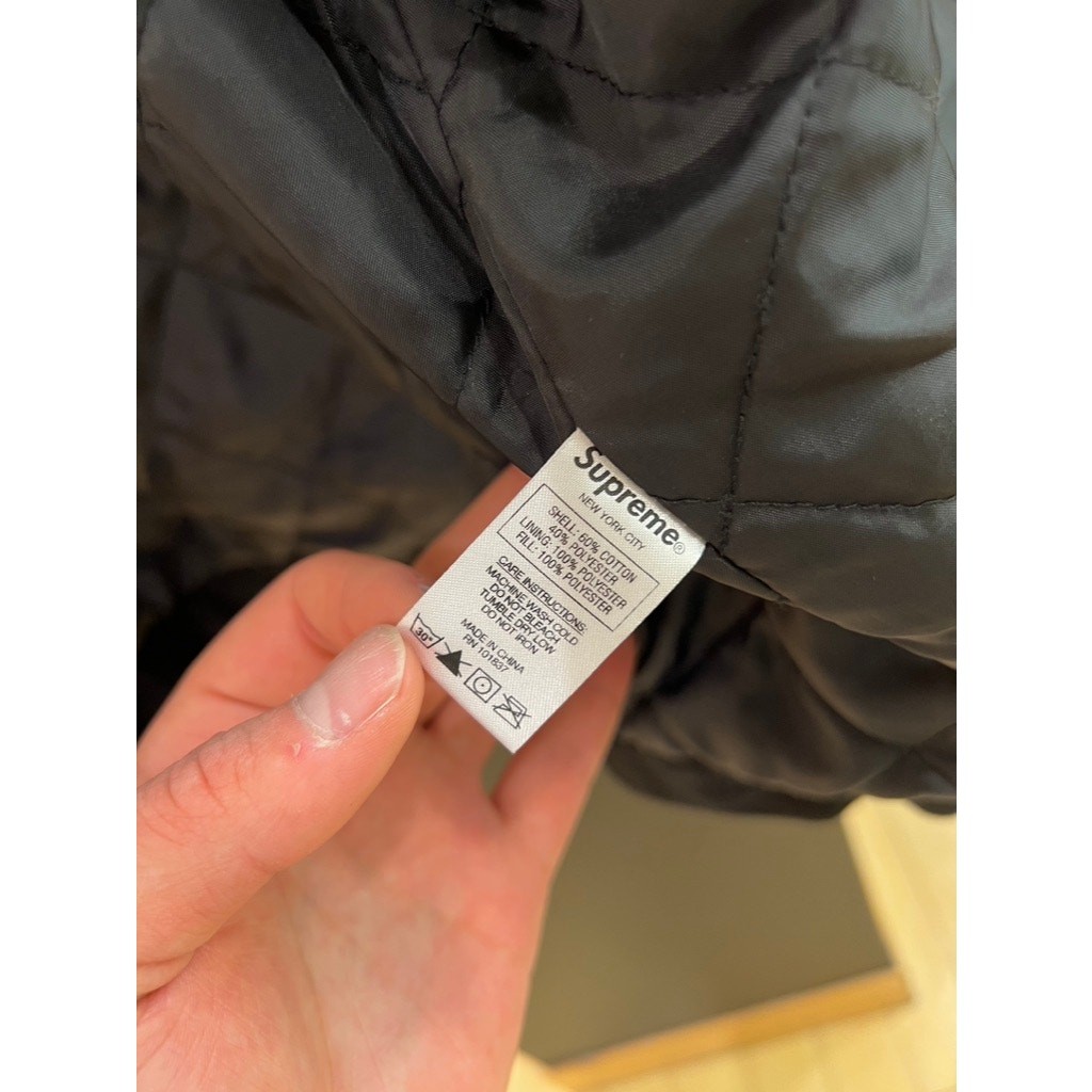 Size XL - Supreme Chinese Dragon Work Jacket Black / Red
