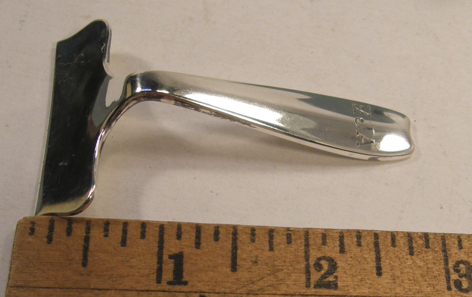 VINTAGE 1940's TIFFANY & CO STERLING SILVER CORDIS BABY FOOD PUSHER IN BOX MONO