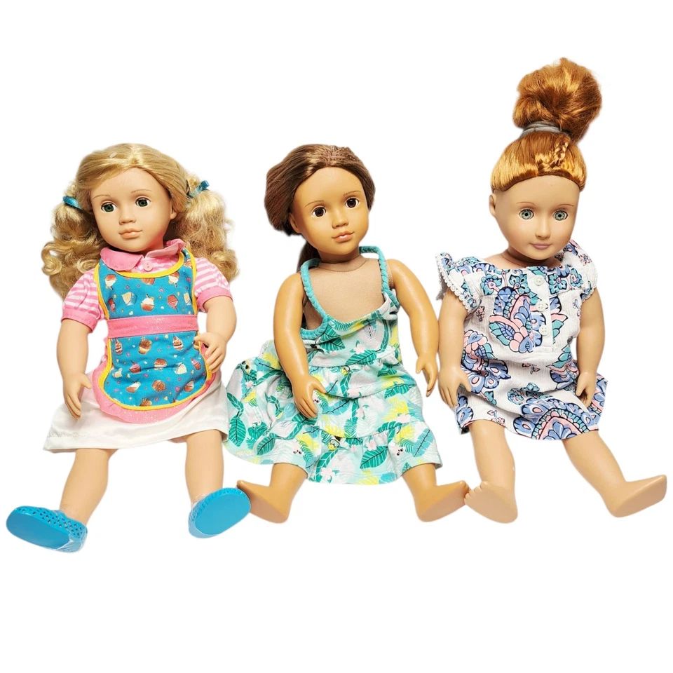 "Lote de muñecas Our Generation 18"" (3) con juego de juguetes vehículo Journey Girls Outback" Foto 2 de 4