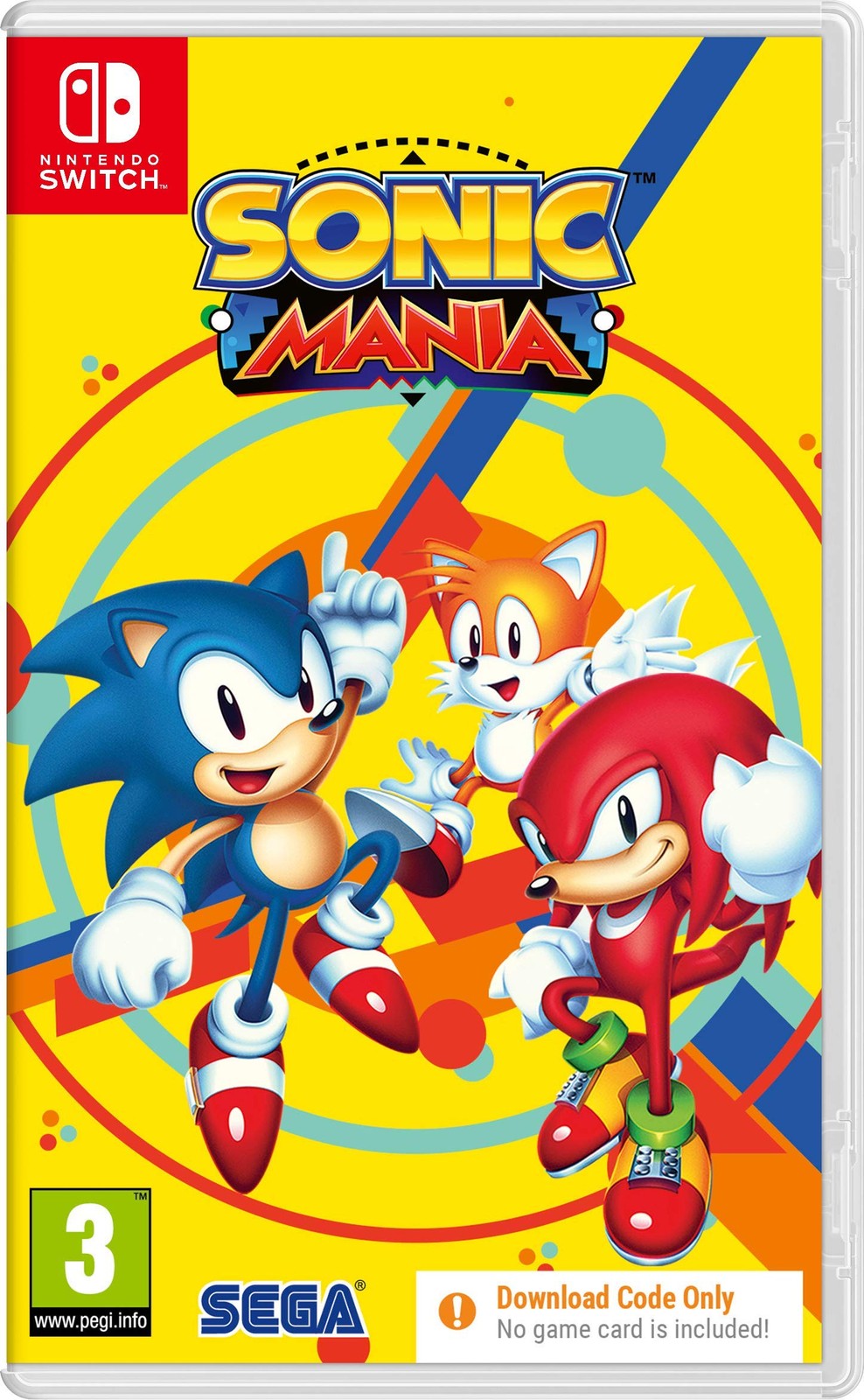 Sonic Mania - Code in Box (Nintendo Switch) (Nintendo Switch)