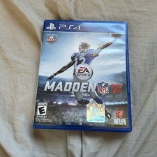 Original Playstation 4 Game Blu-Ray Replacement Case Empty Box Madden 16 PS4