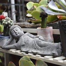 11.4 in Reclining Buddha silicone Mold   For Resin, Plaster, Soap, Candle