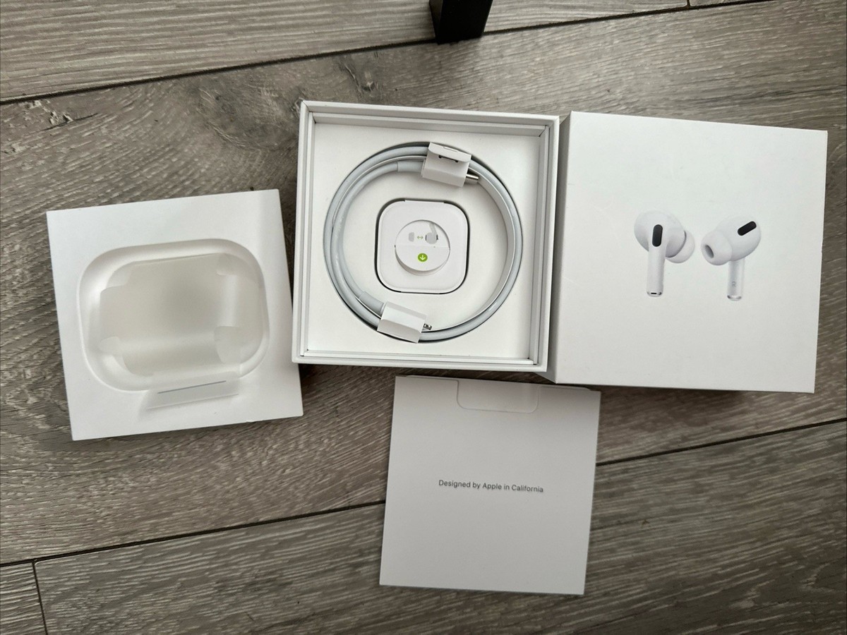 Apple AirPods Pro generation Box + Lightning Cable + Eartips Only