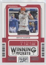 2021 Panini Contenders Winning Tickets Bryce Harper #WT-BH 0o6m