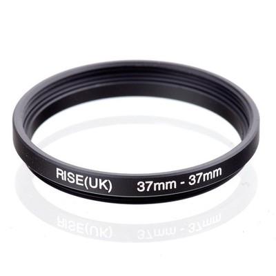 RISE(UK) 37mm-37mm 37-37 mm 37 to 37 Extend ring Ring Filter Adapter black
