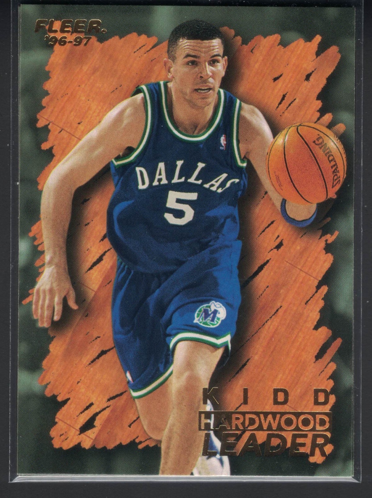 1996-97 Fleer - Jason Kidd #125 Hardwood Leader Mavericks