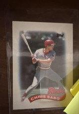 1989 Topps League Leaders Minis - Chris Sabo #13