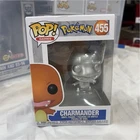 Funko Pop! Vinyl Pokemon Charmander #455 Metallic Silver 25th Anniversary Figure
