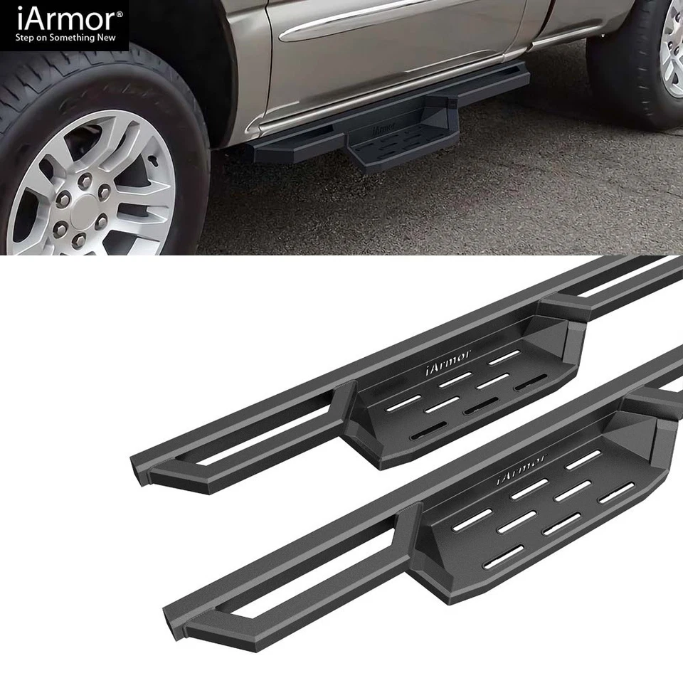 iArmor 6.5" Pocket Steps Steel Armor for 99-07 Silverado Sierra Regular Cab Foto 2 de 4