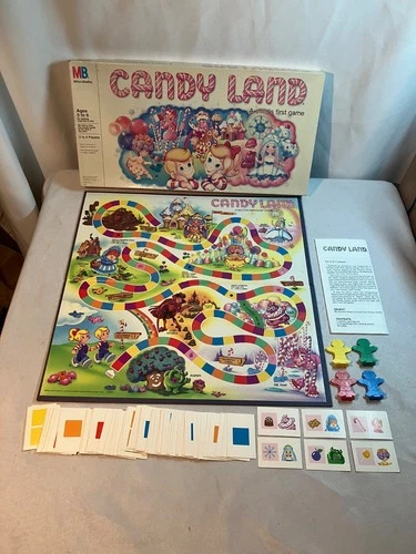 Vintage 1984 Candy Land Board Game Milton Bradley Complete Classic Family Game