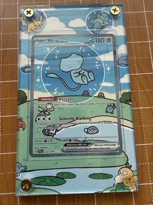 Mew EX SIR Paldean Fates 232/091 Pokemon Extended Artwork Case | eBay
