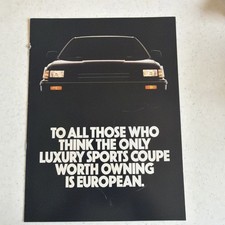 1987 Acura Legend Coupe Print Magazine Advert...