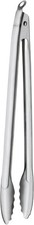 Grilling  Barbecue Utensils Stainless Steel Lock  Release Click Tongs 17-inch
