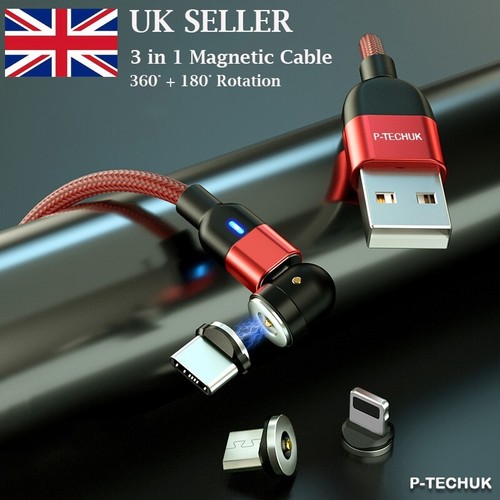 New P-TECHUK Magnetic Charger Cable Magnetic Cable USB Cable for iPhone A15 - Picture 13 of 15