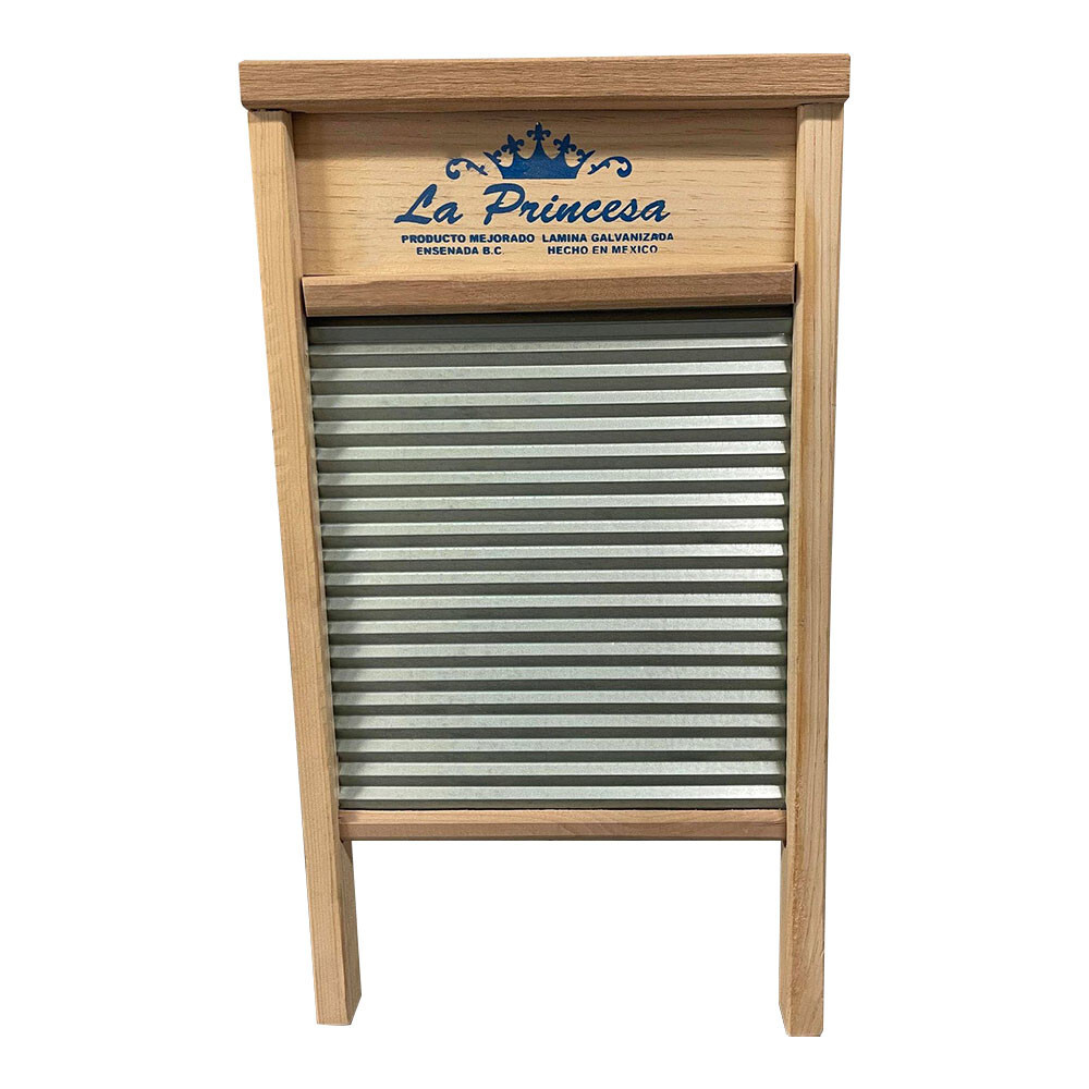 Tabla de lavar corrugada de madera galvanizada lavadero grande lavadero
