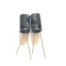 4PCS 22uF 22MFD 400V 10 16mm Aluminum Electrolytic Capacitor Radial