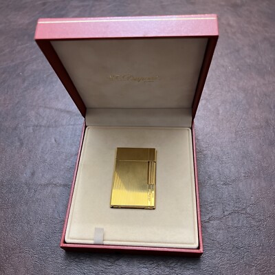 S.T. DUPONT LIGNE 2 BRIQUET GOLD LIGHTER LAQUE DE CHINE 016782