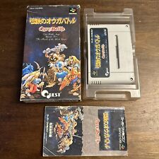 Densetsu no Ogre Battle (Super Famicom Japan) Complete - US Seller - Authentic