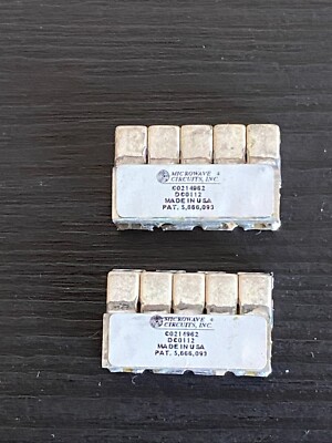 1 x Microwave Circuits five pole Dielectrics Band Pass Filter 1500MHz 