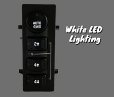 03-06 4wd 4x4 Selector Switch Chevy Silverado Sierra Yukon White LED