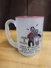 Vintage Federal Glass Gay Nineties Here’s To Frosted Beer Mug Barware