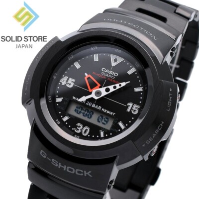 CASIO G-SHOCK AWM-500-1AJF FULL METAL Radio Solar Watch Black 44.5mm