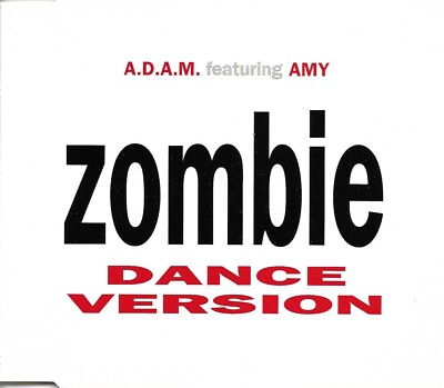 A.D.A.M. Zombie DANCE VERSION 5TRX MIXES Europe CD single USA seller SEALED ADAM