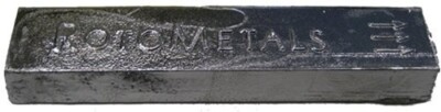 Whole Lead Ingot Pure 99.9% About 5 pounds by Rotometals