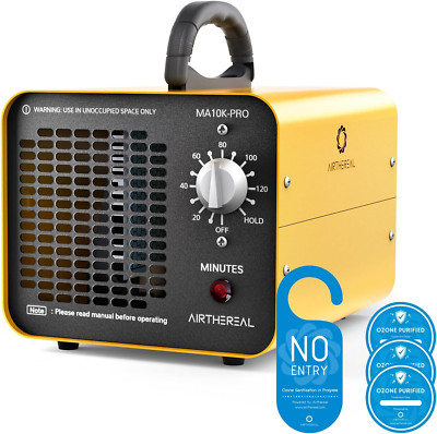 MA10K-PRO Ozone Generator 10000 Mg/H High Capacity O3 Machine, Home Ionizer Odor