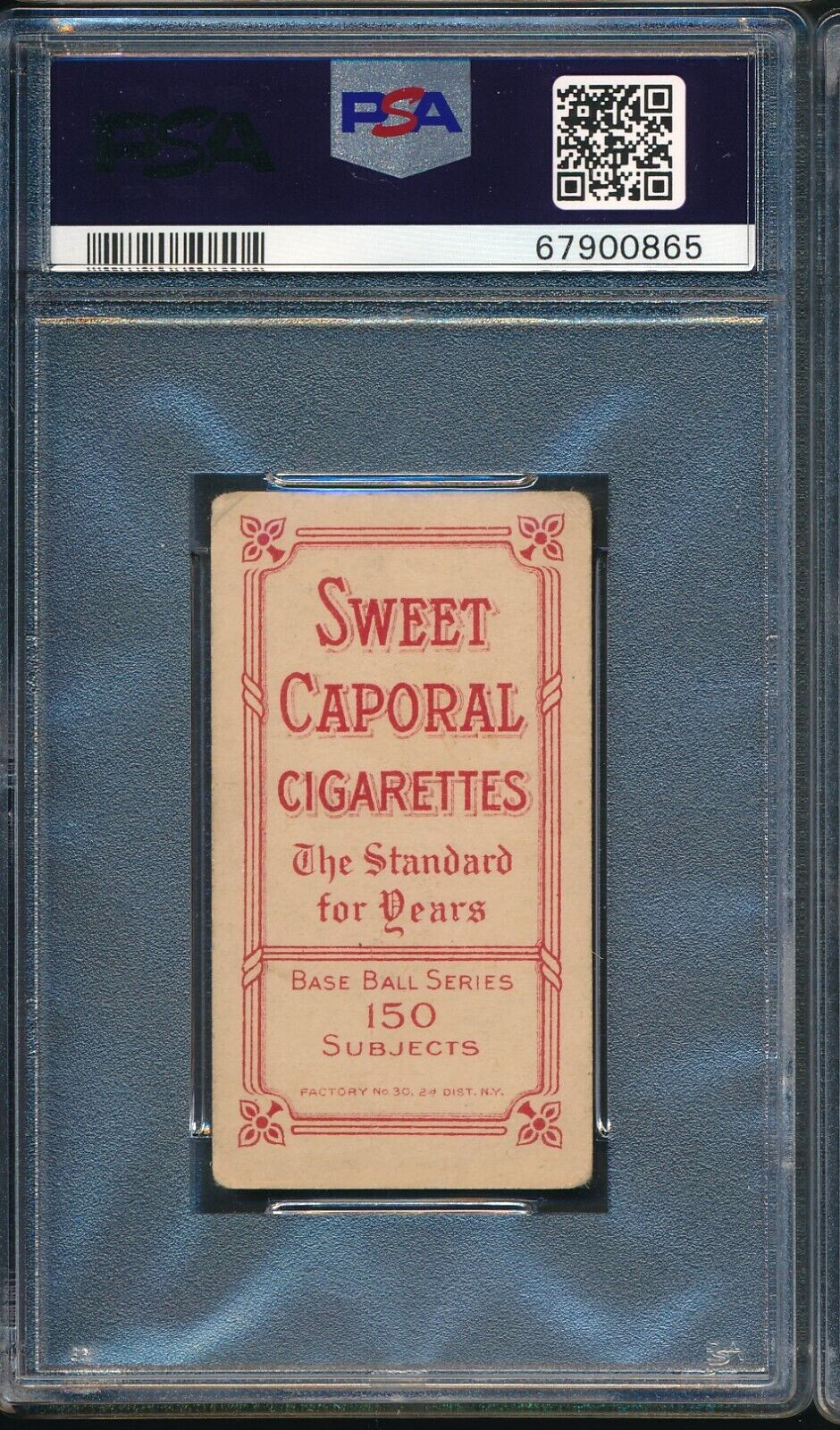 T206 SC 150 30: SHERRY MAGEE Portrait Philadelphia Phillies  Centered!~ PSA 2.5 view 2