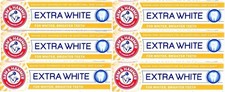 6 x Arm & Hammer Toothpaste Extra White Care Daily Whitening Toothpaste 125g