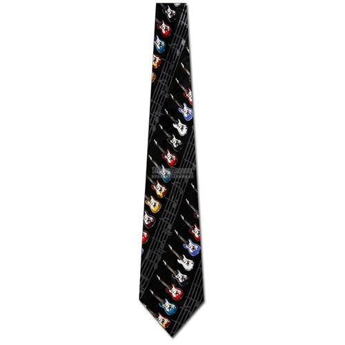 Guitar Tie Electric Neckties Mens Music Guitarist Neck Tie NWT - Picture 2 of 3