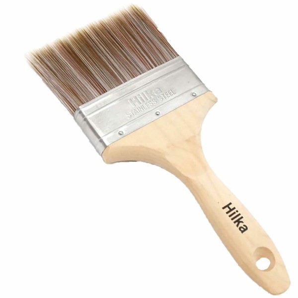 100Mm 10.2Cm Synthetische Borsten Pinsel Mit Holzgriff-image