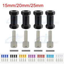 4x 12mm Hex Wheel Hub Width Extension Adapter for 1/10 RC AXIAL SCX10 Crawler