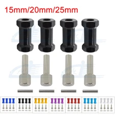 4x 12mm Hex Wheel Hub Width Extension Adapter for 1/10 RC AXIAL SCX10 Crawler